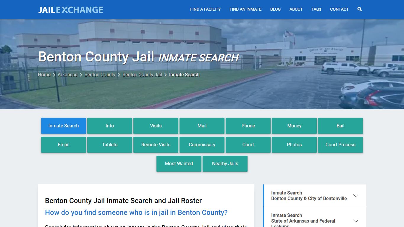 Benton County Jail Inmate Search - Jail Exchange